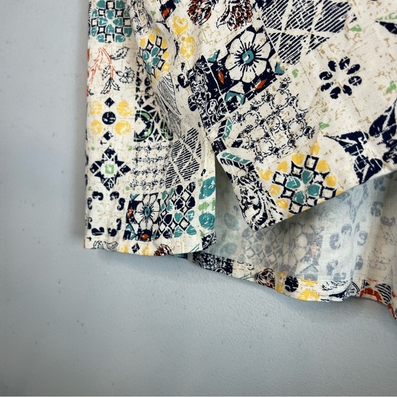 CLUB ROOM Mens Rumbie Mixed Medallion Silk Rayon Button Down Shirt Sz 2XL Casual - Picture 10 of 15